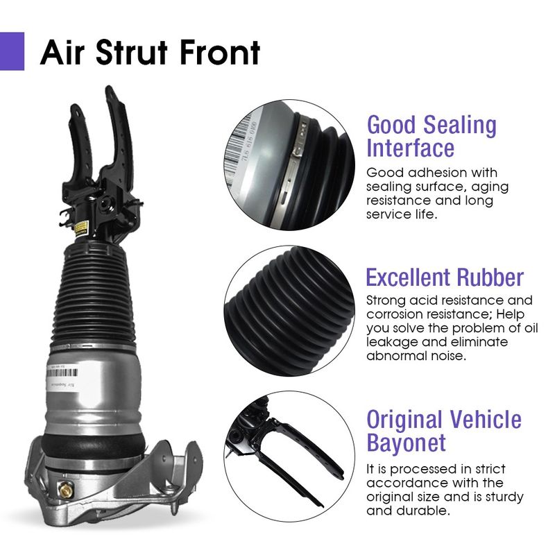 Q7 4L 2007-2015 Новый Автомобиль Воздушная подвеска Амортизатор ударов 7L6616039D Воздушная подвеска Передний амортизатор ударов