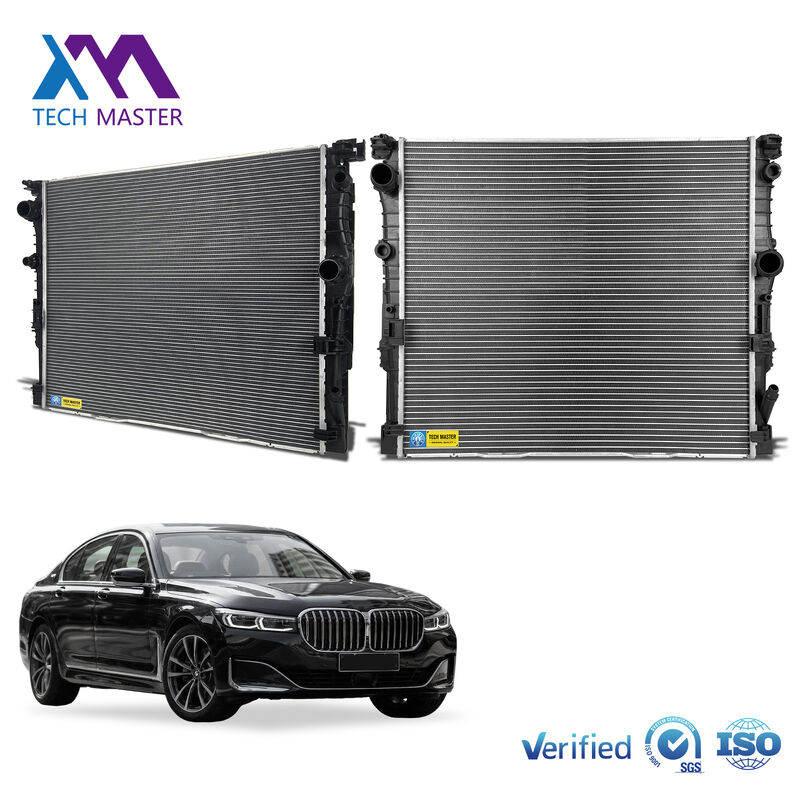 Алюминиевый радиатор охлаждения двигателя для BMW 530i 540i 740i с высокоэффективным охлаждением и стандартным размером OEM